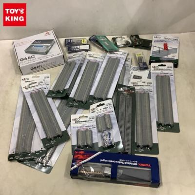 1円～ 訳あり TOMIX等 Nゲージ 4009 島式ホームセット 近代型 20-042 複線直線線路62mm 他