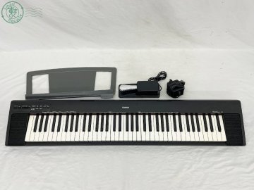 CG0804495　＊ ヤマハ NP-30 デジタルキーボード 76鍵盤 電子ピアノ 練習 譜面台 ペダル 電源アダプター付属 YAMAHA 楽器 中古 現状品 2