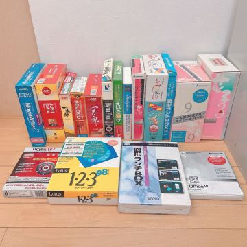 【PCソフト大量】PC-9800系 Win95/98 レトロPCほか 一太郎 Office 希少ソフト 現状品 ライセンス未確認