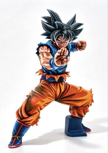 ドラゴンボール 孫悟空 身勝手の極意 Grandista GROS 2D彩色 二次元塗装 リペイントフィギュア 約26cm