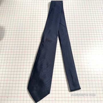 1000円〜 美品 BERLUTI ベルルッティ カリグラフィ 総柄 SILK シルクネクタイ ネイビーカラー