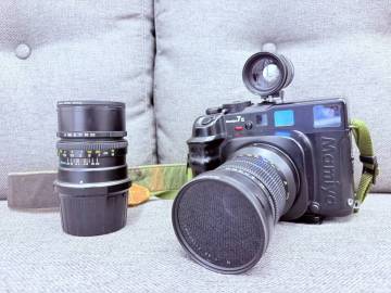 A-S3257M★1円スタート★ Mamiya マミヤ Mamiya 7II 72 フィルムカメラ / N 1:4.5 f:150mm L / N 1:4 f:65mm L / ビューファインダー 150mm