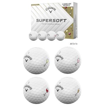 ★ お買い得12球！Callaway SUPERSOFT 25 CHEERS LOGO ★