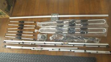 アマチュア無線　マスプロアンテナ　WH59SK　50&Omega;　144＆430MHz帯　垂直偏波　水平２列　スタック　ハムテナー　中古品