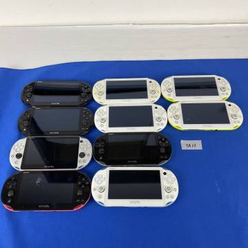 YA13【本体10台まとめ】SONY PSVita 2000 本体 まとめ PlayStation Vita ピンク ライトブルー ライム カーキ シルバー