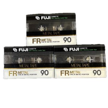 ［未開封］FUJI FR METAL 90 カセットテープ TYPE IV メタルポジション　3本　　Ｈ