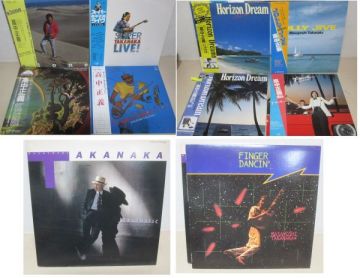 LP・高中正義 10セット・帯付8枚・虹伝説、alone、スーパーセレクションⅡ、HORIZON DREAM 2など/8-27