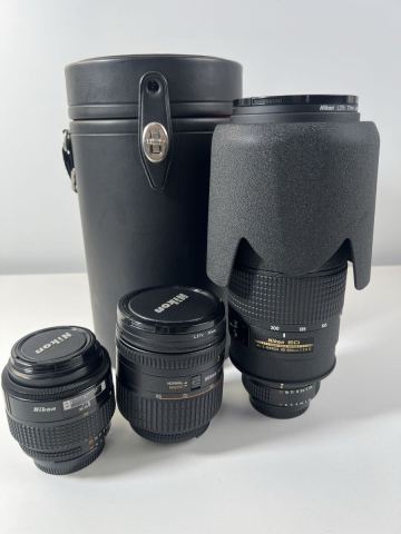【8/45EL】 Nikon AF-S 80-200mm 1:2.8 D AF 24-85mm1:2.8-4D 35-70mm 1:3.3-4.5 レンズ ジャンク