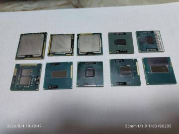 CPU 10個　金取り用　　ジャンク品