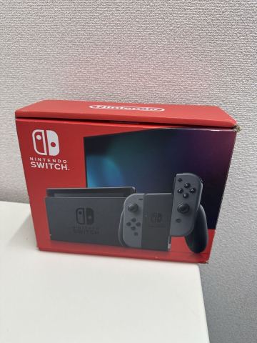 【1円スタート】Nintendo Switch 本体 グレー バッテリー強化モデル 