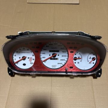 無限 EK9 240km メーター ホンダ シビック 0P-0271-001 78100-XGER-0000 MUGEN HONDA CIVIC EK4 EK3 スピード タコ
