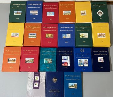 1円～【F】【大量】外国切手 ドイツ公式 切手年鑑 1994-2014 20冊セット 証紙付 記念切手 ユーロ 完揃い まとめ★flok/4330★ee7680