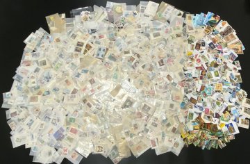 1円～【F】【大量】外国切手 海外 70年代等 鉄道 蝶 動植物 美術 タイ アフリカ系 他 バラ グラシン紙 まとめ★flok/4442★ee7684