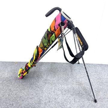 1円/アウトレット品★ラウドマウス LM-CC0001 セルフスタンド 縞模様 クラブケース