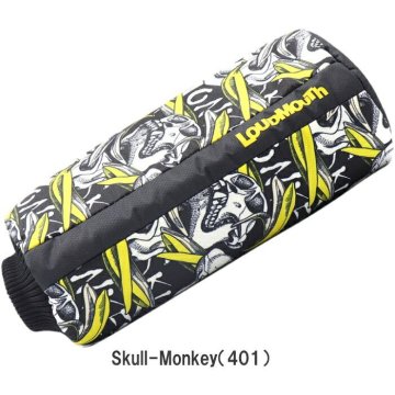 1円★ラウドマウス LM-HC019 筒型ヘッドカバー ドライバー用 Skull-Monkey（401）スカルモンキー