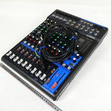 動作品 ヤマハ YAMAHA アナログミキサー MG12XU 12チャンネル ミキシングコンソール PA機器 レコーディング 音響機器 中古■GF023s■