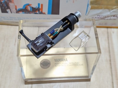 音出しOK 希少 YAMAHA MC-1000 MCカートリッジ ヤマハ audio-technica MG-9 ヘッドシェル付き レコード針 レコードプレーヤーアクセサリー