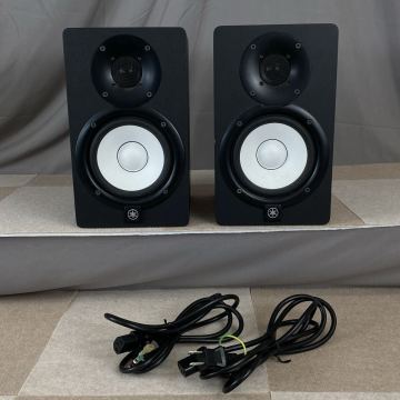 K YAMAHA ヤマハ ペア スピーカー HS5 パワードスタジオモニター 音響機材 オーディオ 電源ケーブル ブラック 2本セット かわせみ