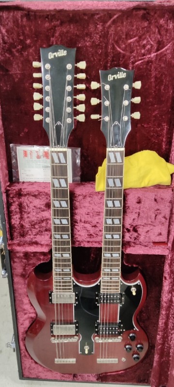 Orville SGD-160 #405155 12弦 6弦 ダブルネック エレキギター オービル Gibson ギブソン ダブルネックギター 動作確認済み