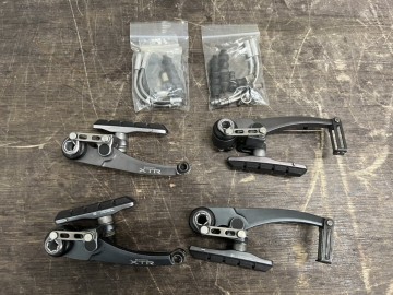 美品！SHIMANO XTR Vブレーキ BR-M950 前後セット オールドMTB ヴィンテージ付属品あり