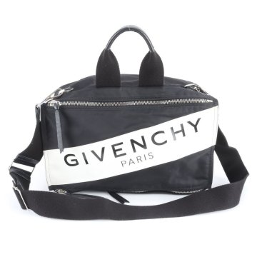 1円■美品■ジバンシー■パンドラ レザー 2WAY ボストン バッグ 斜め掛け ショルダー 出張 旅行 トート トラベル メンズ MEE DX9-10