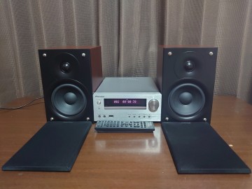 パイオニア Pioneer CDステレオシステム システムコンポ X-HM51 動作品良品リモコン付きです！