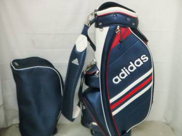 adidas アディダス9.0型 軽量アスリートスポーツカート★中古★(NVxWExRED)ゴルフ キャディバック