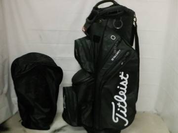Titleist STADRY CARTタイトリスト 10型 14分割 防水機能 アスリートスポーツカート★中古★(BKxWH)ゴルフ キャディバック