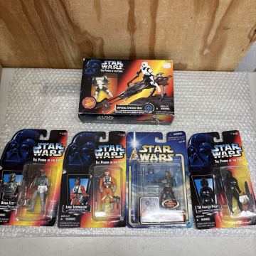 (29) スターウォーズ パワーオブザフォース フィギュア 5点セット 未開封品多数 まとめて STAR WARS 5点 まとめて