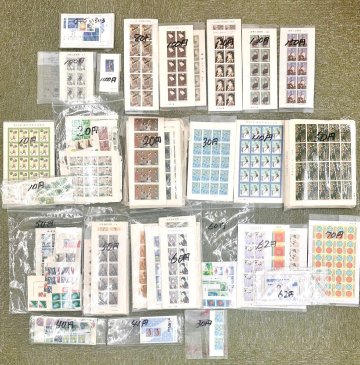【亘】超大量 日本切手おまとめ 総額面80万以上 未使用品 シート多め バラ 記念切手 普通切手 日本郵便 コレクション品 【9319-9373AM】H08