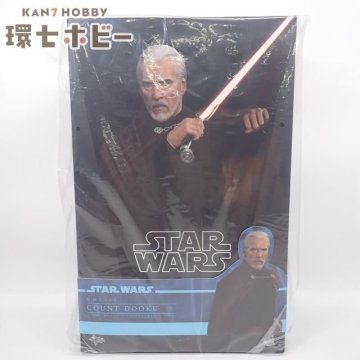 0SP47◆未開封 ホットトイズ スターウォーズ ep2 クローンの攻撃 ムービーマスター・マスターピース 1/6 ドゥーク―伯爵/フィギュア 送:100
