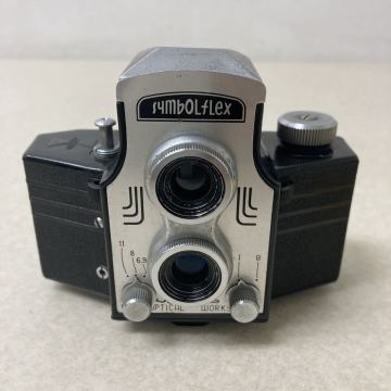 0808A5 千葉精機 Symbolflex シンボルフレックス 二眼レフカメラ Chiba Optical Works ボルタ判 昭和レトロ 当時物