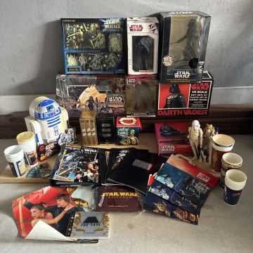 【48点 まとめ】 スターウォーズ フィギュア コレクション 人形 グッズ ポスター コップ 等 まとめ売り レトロ 当時物 ヴィンテージ No.48