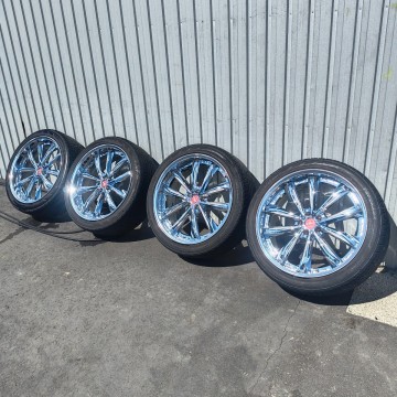 WEDS Kranze クレンツェ 22インチ メッキアルミホイール 4本セット　格安売り切り！