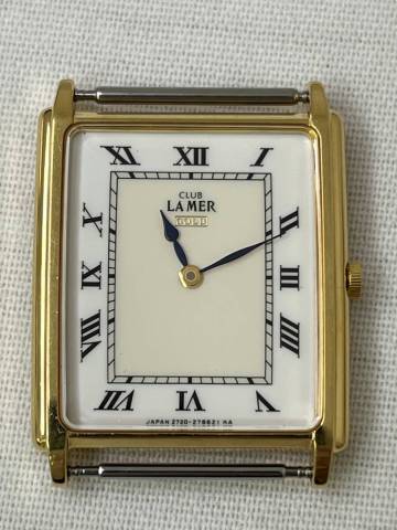 【M320】CITIZEN CLUB LAMER GOLD 18K 750 無垢時計 2720-274628 Y 2針 クォーツ メンズ 腕時計 稼働品 保管品 