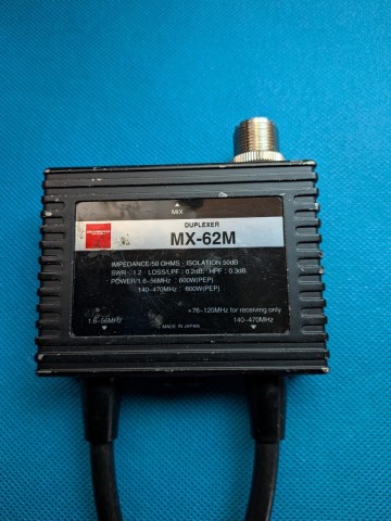 第一電波工業　 DIAMOND　 デュプレクサー　 HF-144-430 MX-62M