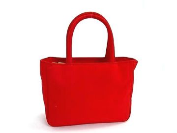 1円 ■極美品■ GIVENCHY ジバンシィ ナイロン ハンドバッグ トートバッグ レディース レッド系 BQ6474