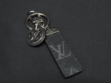 1円 ■美品■ LOUIS VUITTON ルイヴィトン M80237 ネオ LV クラブ キーホルダー キーリング キーチャーム ブラック系&times;シルバー系 HE2595