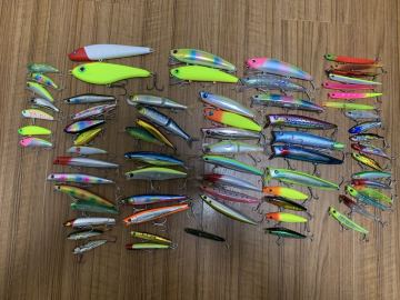 未使用　シーバスルアーセット　ダイワブルーブルーメガバスロンジンヒフミアピア