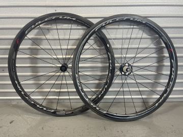 e0008 ■USED■ FULCRUM フルクラム Racing QUATTRO Carbon レーシング クアトロ カーボン リム 700c クリンチャー ロードバイク ホイール