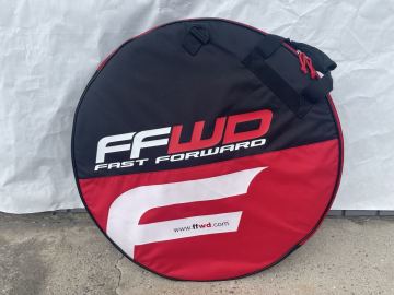 c0863■USED■FFWD ファストフォワード ホイールバッグ 2本用 ブラック レッド ホイールバッグ ロードバイク パーツ アクセサリー