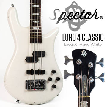 【大処分特価セール！】Spector EURO 4 CLASSIC Lacquer Aged White 3.71kg