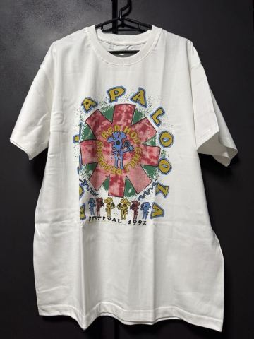 LOLLAPALOZA 92 T_shirts XL Tagless RED HOT CHILI PEPPERS Soundgarden Jesus and Mary Chain Pearl Jam Ice cube LUSH
