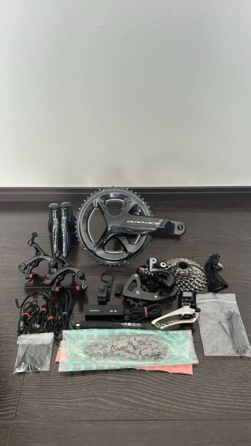 1円スタート〜シマノ/デュラエースSHIMANO DURA-ACE R9150 di2 コンポーネントセット パワーメーター付　中古極上美品　送料無料