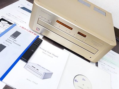 3R7909■動作品 ELP LT-1LRC レーザーターンテーブル リモコン・説明書付属 アナログ社アップグレードモデル エルプ■