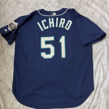 イチロー 2001年 シアトルマリナーズ 実使用/実支給 オルタネイトユニフォーム マリナーズチームストアレター付き MLB ルーキーシーズン