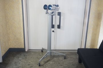 [SK][H611901217] 宮内光学 MIYAUCHI BJ-100RBF 銀河 GALAXY90 FLUORITE &Phi;100mm F1:5 対空双眼鏡 フォークマウント ピラー脚付き