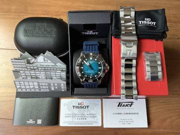 TISSOT シースター 2000 46MM プロフェッショナル　国内正規品　使用期間わずか　極美品　A+ ランク　T120.607.11.041.00