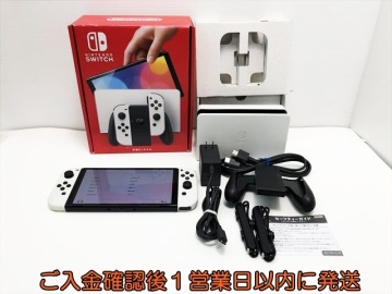 【1円】任天堂 有機ELモデル Nintendo Switch 本体 セット ホワイト 初期化/動作確認済 ニンテンドースイッチ L09-032su/G4