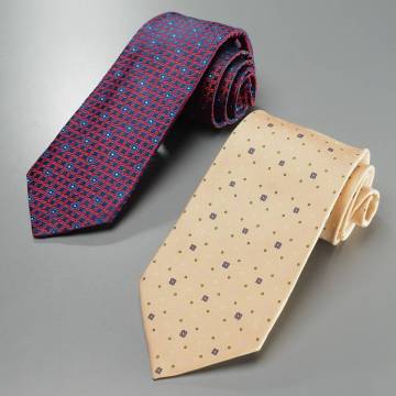 ◎伊製 シルクネクタイ 2本組 Kiton キートン ジャガード セッテピエゲ セブンフォールドタイ / E.Marinella マリネッラ プリントタイ
